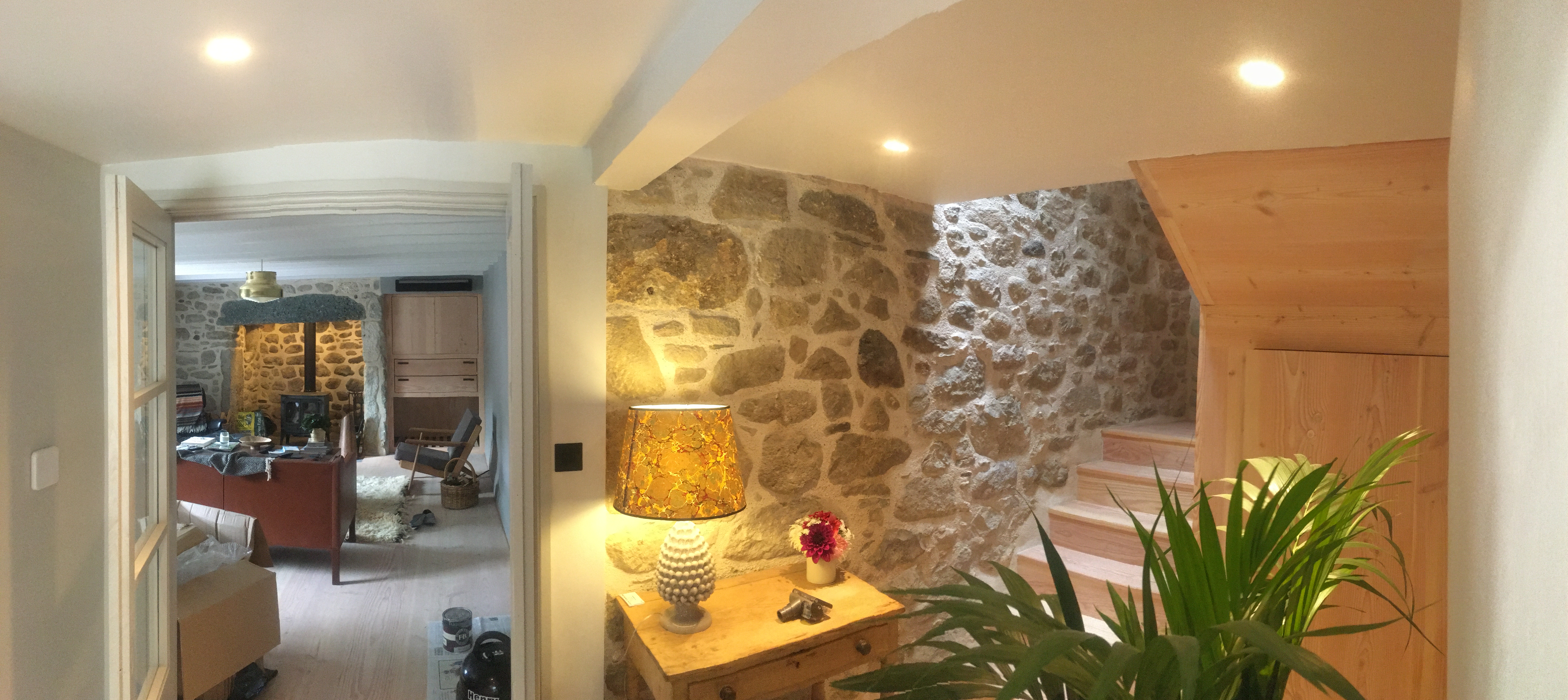 Internal lime pointing in cornwall