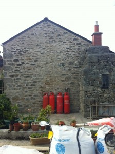 We re-pointed the gable and left the "fake "inglenook till last . It wasn't tied into the main building, had signs of movement and was leaking like a sieve. Causing damp on the interior walls of the house