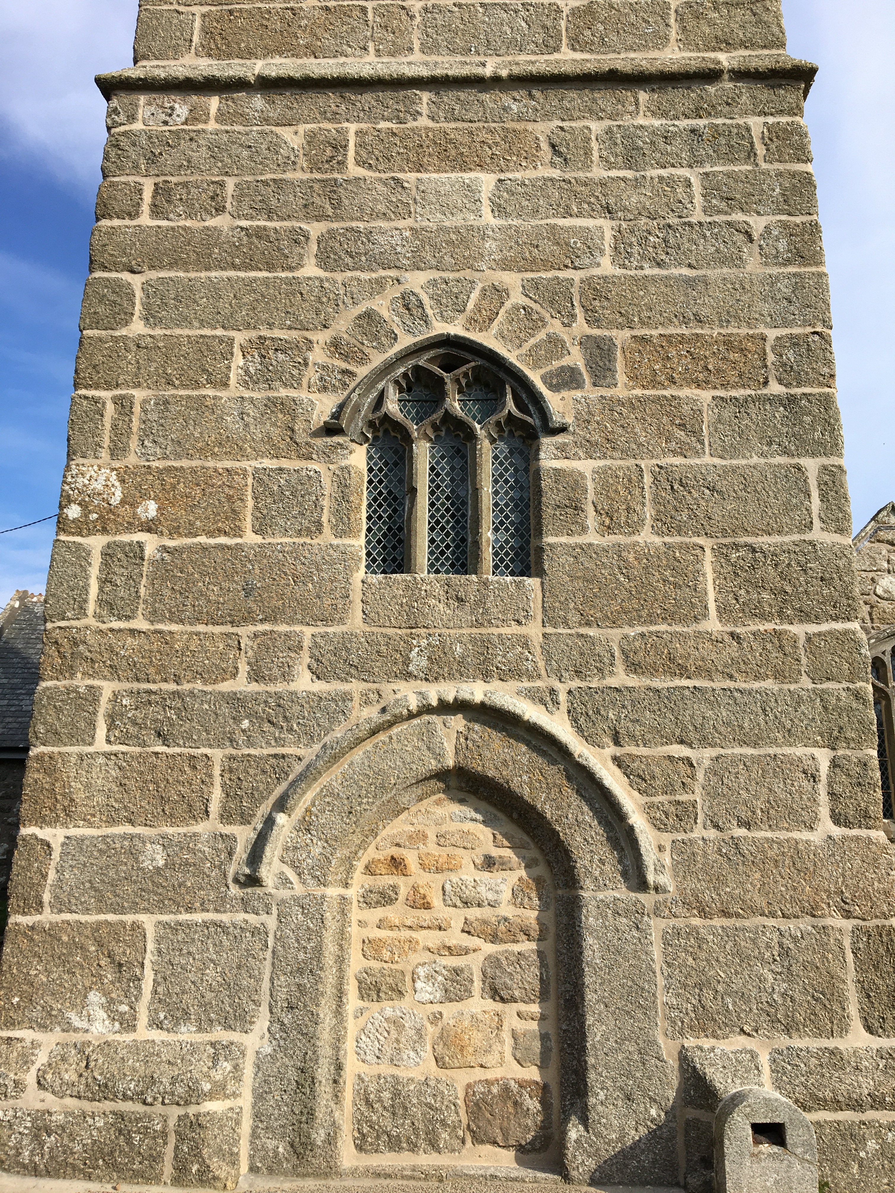 Listed building repointed in Cornwall. 